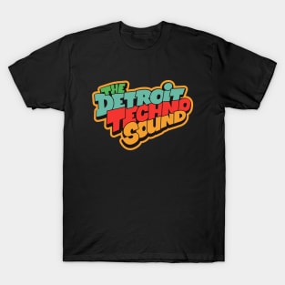 The Detroit Techno Sound  - Awesome Detroit Techno Typography T-Shirt